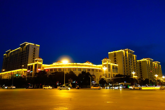 昆明城市夜景街景