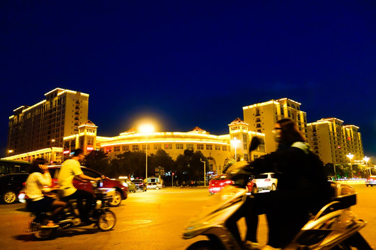 昆明城市夜景街景