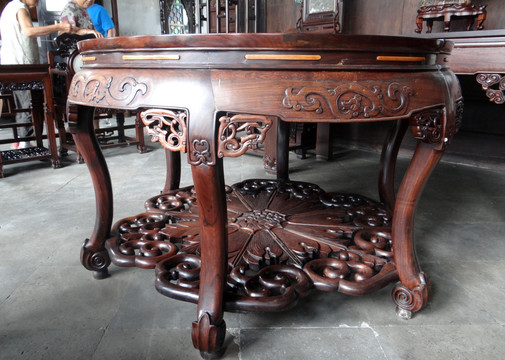 圆桌 饭桌 红木古典家具