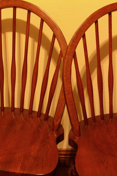 木椅 椅子 光影