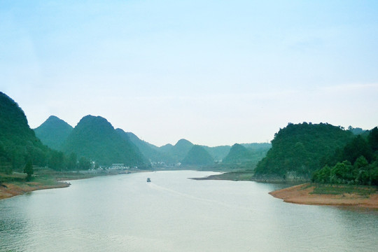 红枫湖 山水 湖光山色 风景