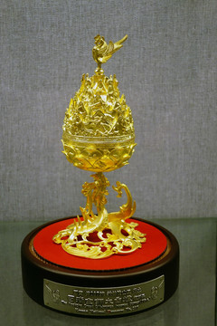 百济金铜大香炉模型