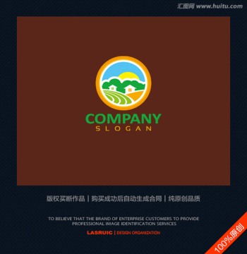 logo設(shè)計(jì) 標(biāo)志 莊園