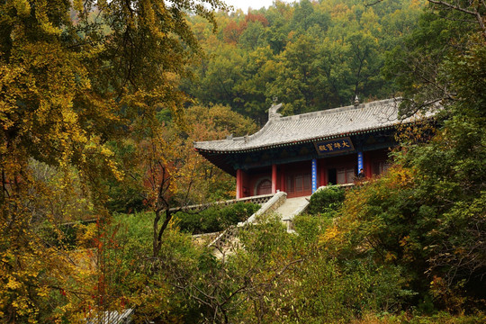 泰山玉泉寺风光