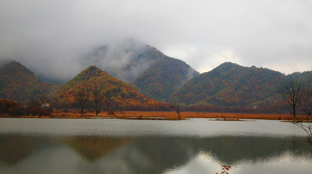 神龙架大九湖 山水景区 金秋