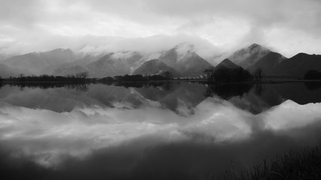 水墨大九湖 山水景区