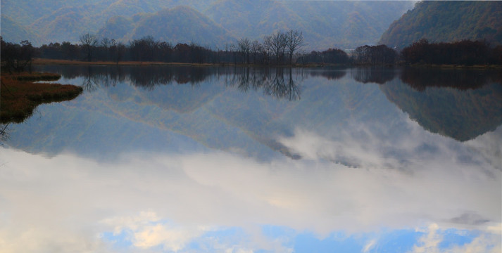 神龙架大九湖 山水景区 金秋