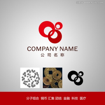 圓形組合LOGO