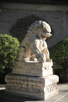 北京白云观石狮