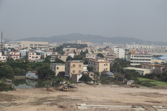 城市周边平房建筑群