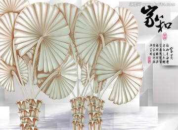 3D浮雕壁畫 冰晶棕欖
