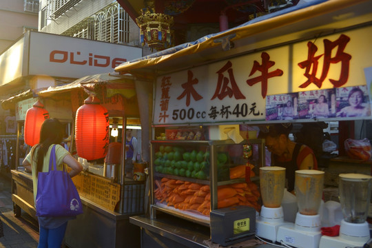 士林夜市街景