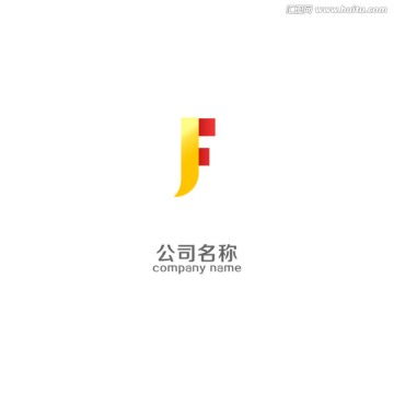 字母JF形狀logo