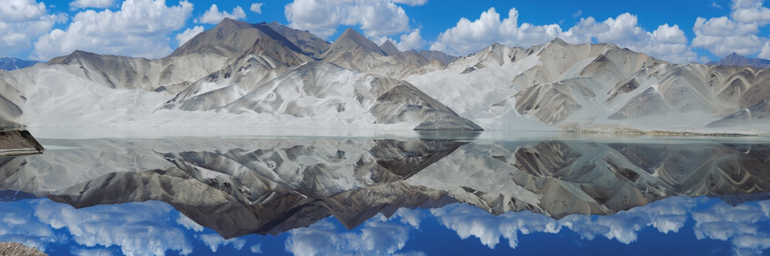 白沙山 白沙湖 地理奇观