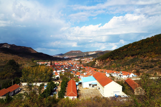 秋季山村