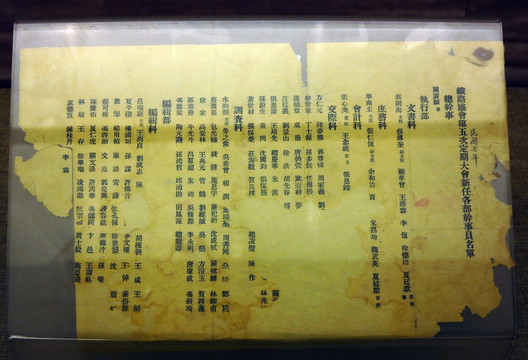 1918年铁路协会任命名单