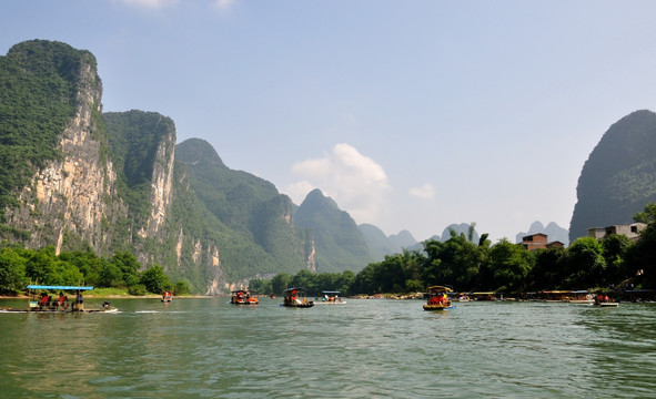 广西桂林漓江风景