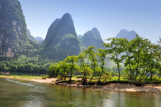 广西桂林漓江风景