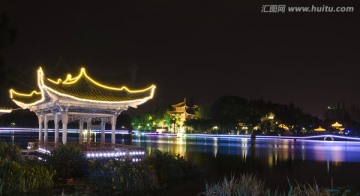 昆明大观楼夜景