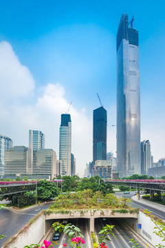 广州 珠江新城 高楼大厦