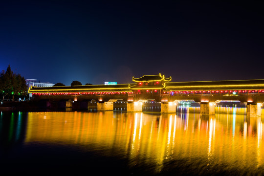 武义廊桥夜景