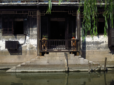 西塘 水埠 沿河门厅