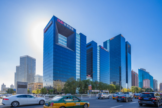 北京现代建筑 安邦金融中心