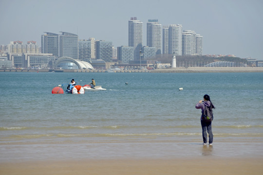 青岛海滨城市风光