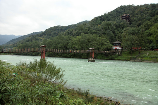 都江堰 吊索桥
