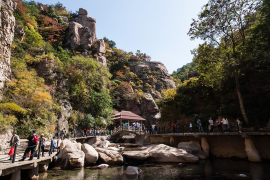 青岛北九水景区 水潭