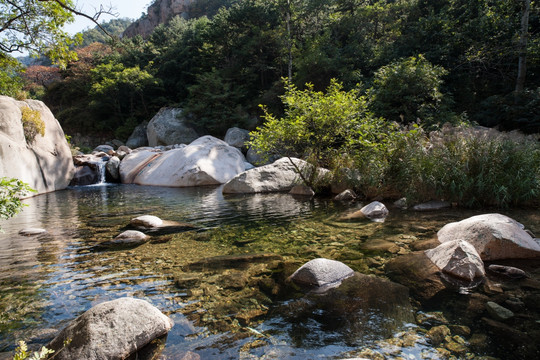 青岛北九水景区 水潭