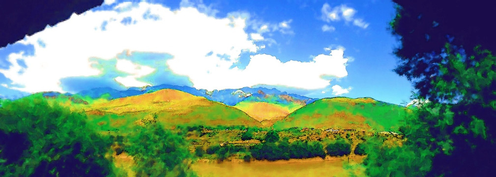 裝飾畫 山水