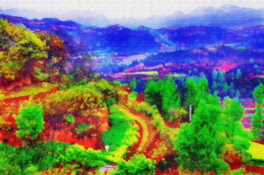風(fēng)景油畫