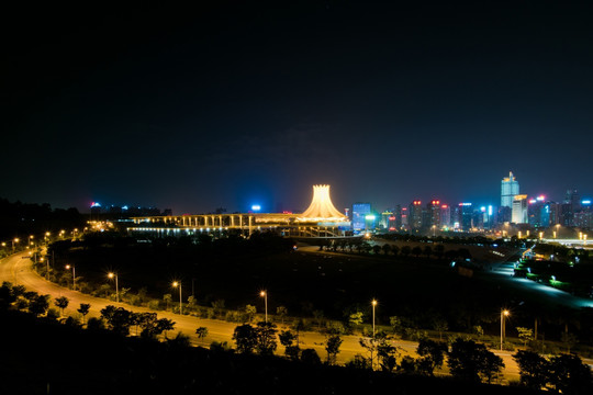 南宁会展中心 夜景