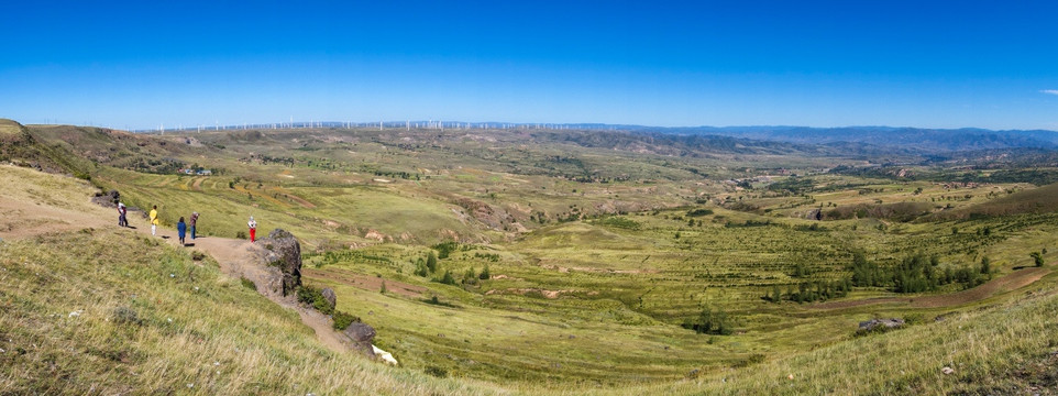 张家口草原天路风景