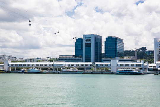 新加坡风光 港口码头 客运码头