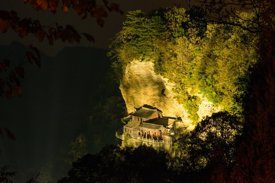 武当山南岩宫夜景