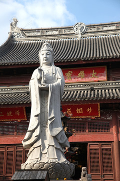 苏州木渎古镇明月寺佛像