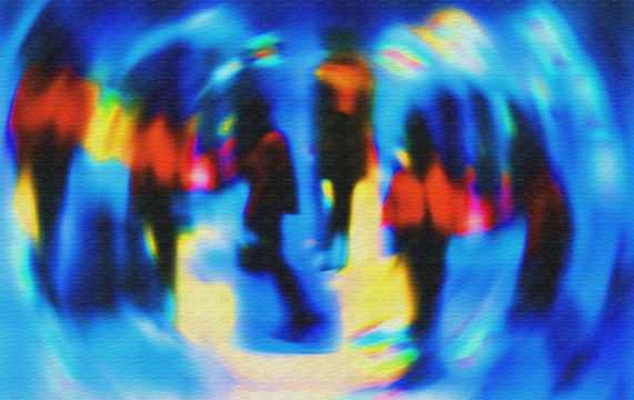 抽象油畫