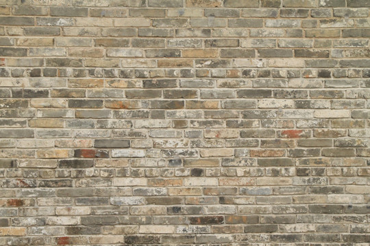 旧青石砖墙