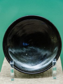 元代黑釉碗 耀州窑瓷器