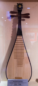 桐木制民族乐器 琵琶
