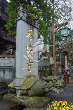 青城后山泰安寺龟碑