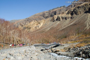 长白山 河流 地质构造 熔岩