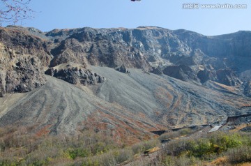 长白山 熔岩 流沙