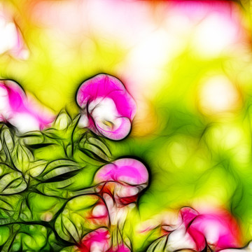 裝飾畫 花