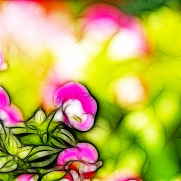 裝飾畫 花