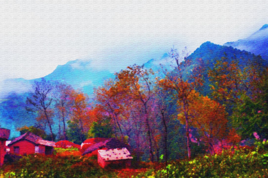 風(fēng)景油畫