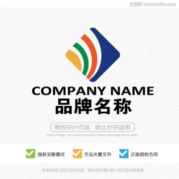 标志设计 彩虹LOGO 商标