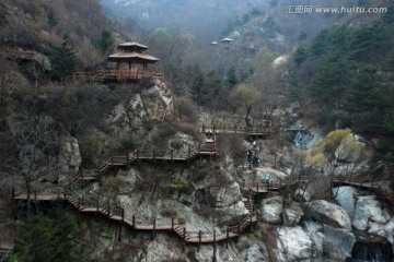 九如山瀑布群 九如山 山脉